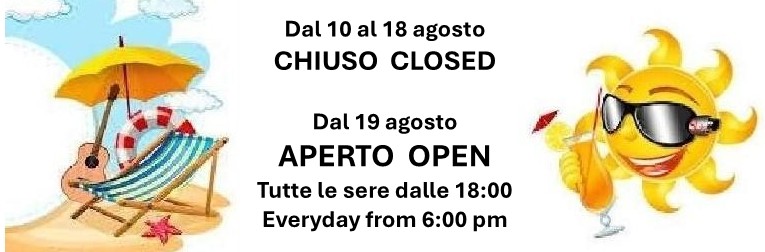 Chiusura estiva