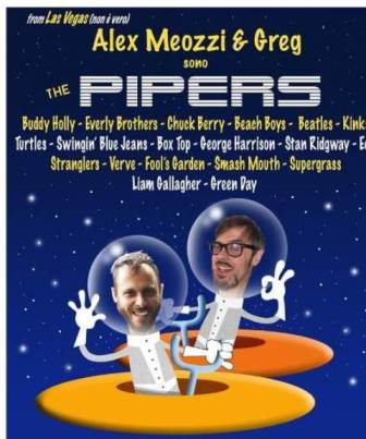 Blues Rock e Country con i mitici Pipers di Claudio Greg Gregori e Alessandro Meozzi